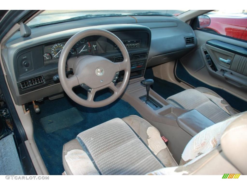 Mocha Interior 1992 Mercury Cougar LS Photo #44148361