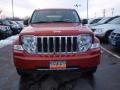 2008 Inferno Red Crystal Pearl Jeep Liberty Limited 4x4  photo #8