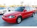 1999 Milano Red Honda Civic EX Coupe  photo #2