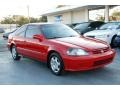 1999 Milano Red Honda Civic EX Coupe  photo #6
