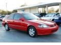 1999 Milano Red Honda Civic EX Coupe  photo #7