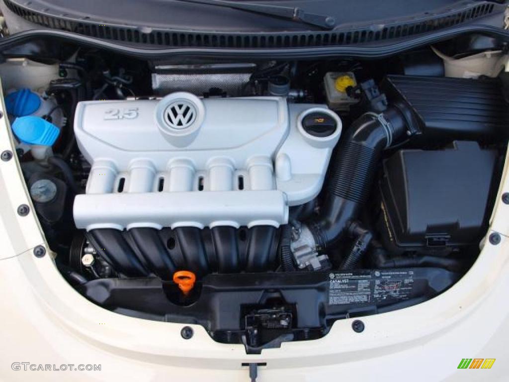 2006 Volkswagen New Beetle 2.5 Convertible 2.5L DOHC 20V Inline 5 Cylinder Engine Photo #44149383
