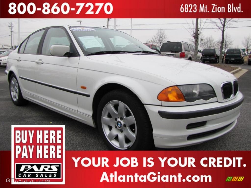 1999 3 Series 323i Sedan - Alpine White / Sand photo #4