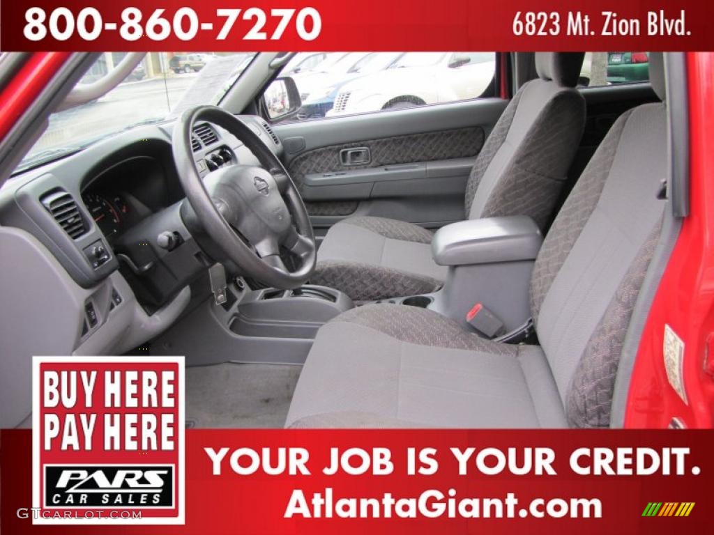 2001 Xterra XE V6 - Aztec Red / Dusk Gray photo #6
