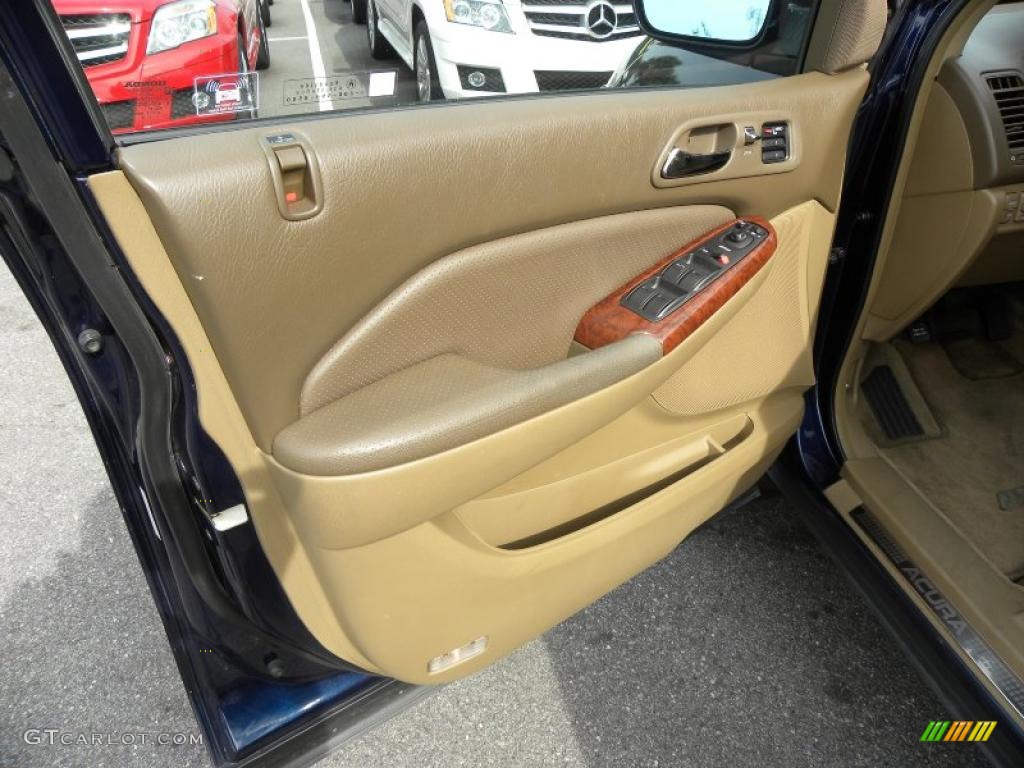 2003 Acura MDX Touring Saddle Door Panel Photo #44151189