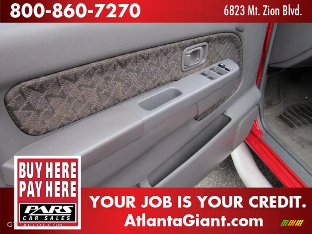 2001 Xterra XE V6 - Aztec Red / Dusk Gray photo #7