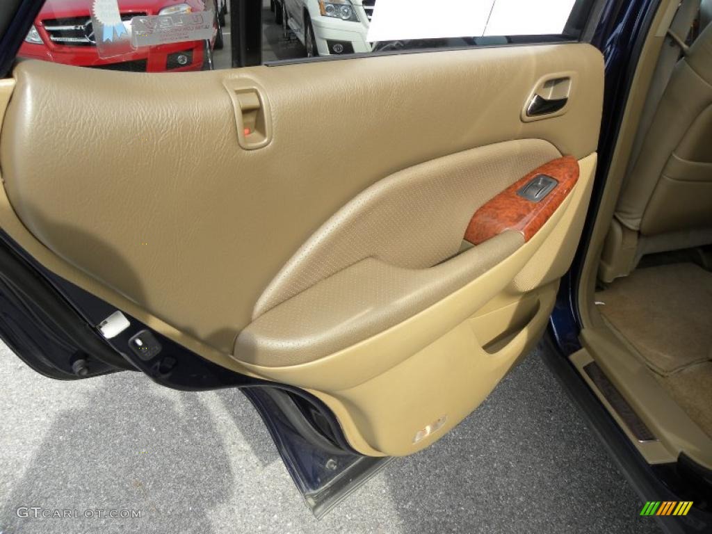 2003 Acura MDX Touring Saddle Door Panel Photo #44151221