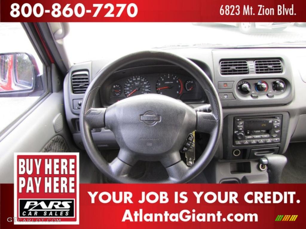 2001 Xterra XE V6 - Aztec Red / Dusk Gray photo #12