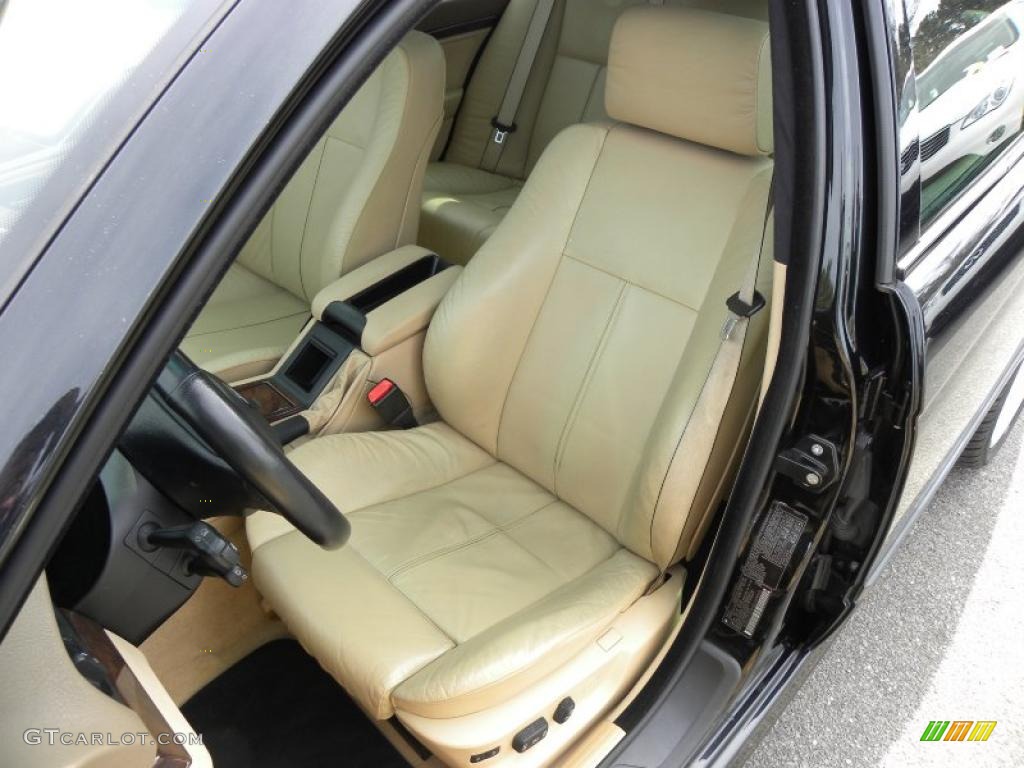 Sand Beige Interior 2003 BMW 5 Series 540i Sedan Photo #44151549