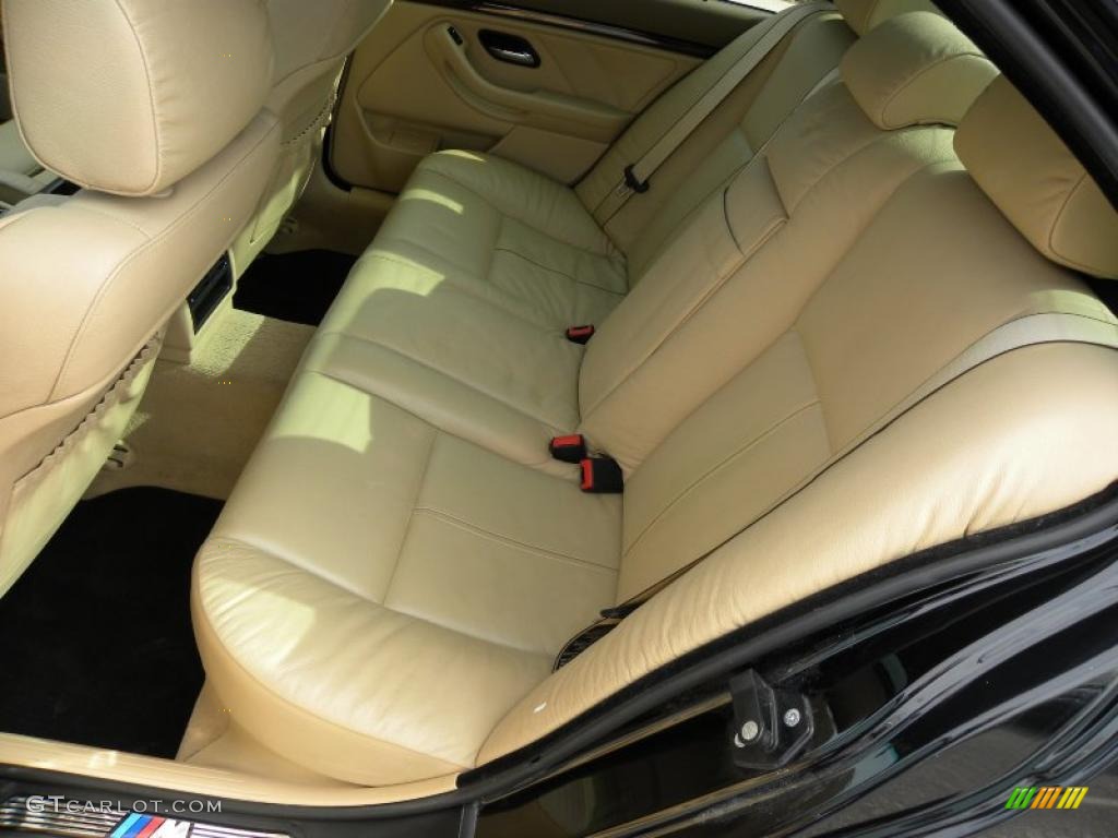 Sand Beige Interior 2003 BMW 5 Series 540i Sedan Photo #44151581