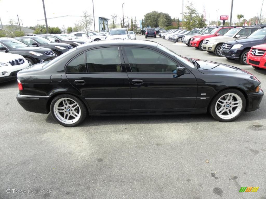 Black Sapphire Metallic 2003 BMW 5 Series 540i Sedan Exterior Photo #44151677