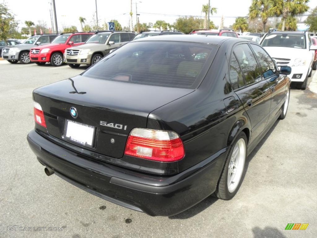Black Sapphire Metallic 2003 BMW 5 Series 540i Sedan Exterior Photo #44151693