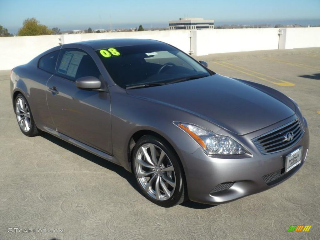 Platinum Graphite Gray 2008 Infiniti G 37 S Sport Coupe Exterior Photo #44152718