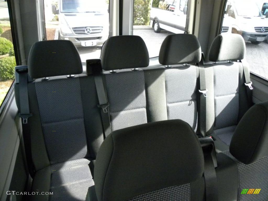 Black Interior 2010 Mercedes-Benz Sprinter 2500 High Roof Passenger Van Photo #44154319