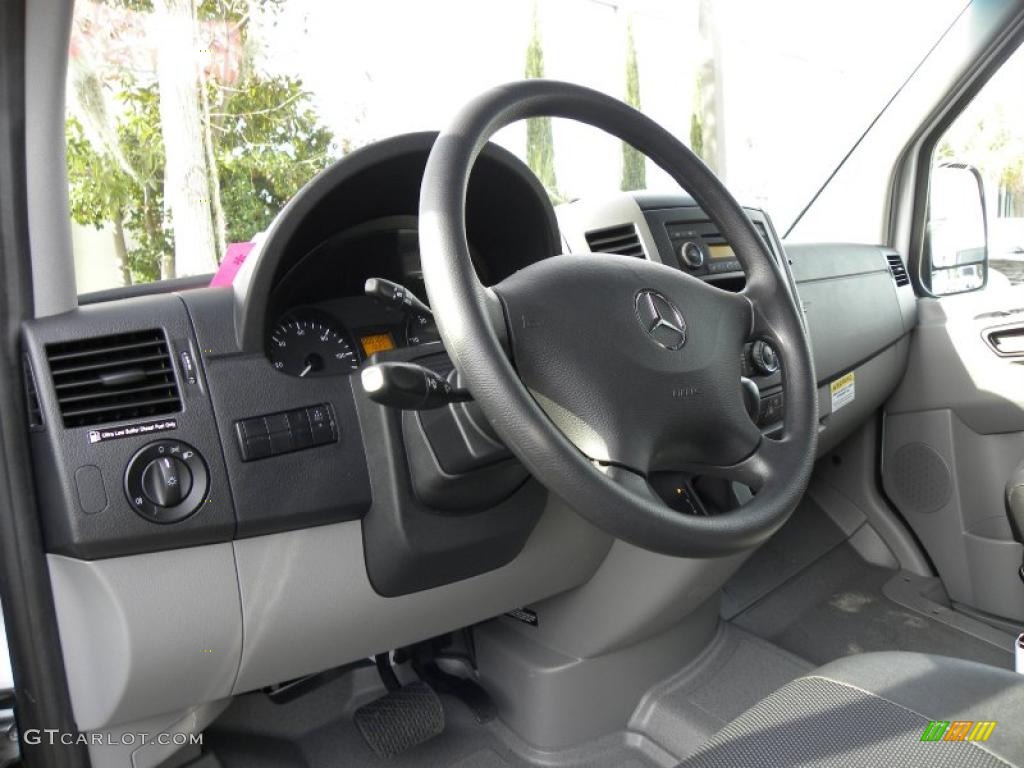 2011 Sprinter 2500 High Roof Passenger Van - Arctic White / Black photo #3