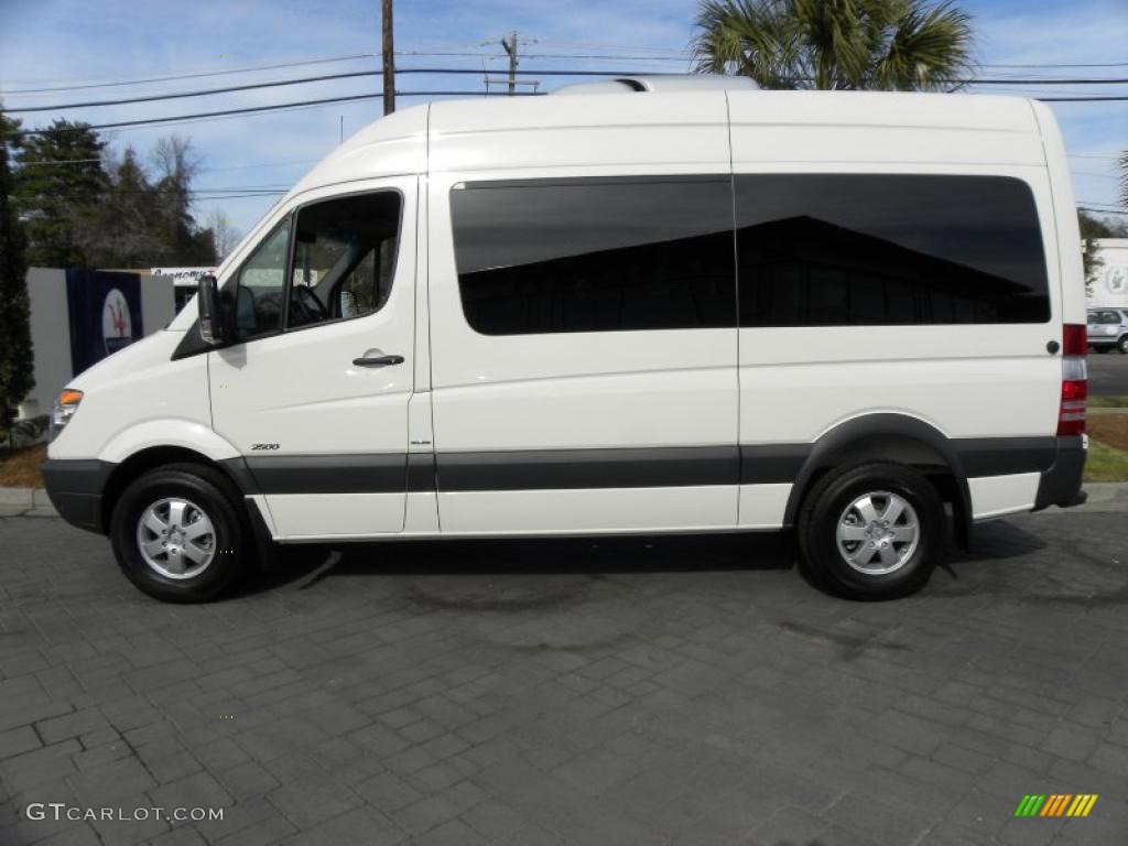 Arctic White 2011 Mercedes-Benz Sprinter 2500 High Roof Passenger Van Exterior Photo #44154971