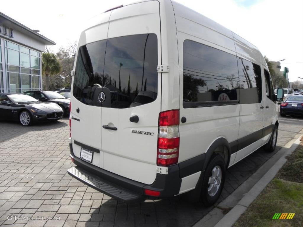 Arctic White 2011 Mercedes-Benz Sprinter 2500 High Roof Passenger Van Exterior Photo #44155131