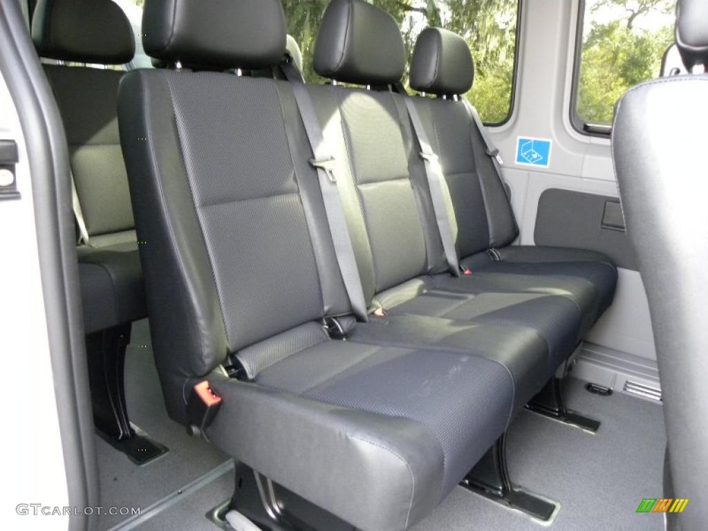 Black Interior 2011 Mercedes-Benz Sprinter 2500 High Roof Passenger Van Photo #44155796