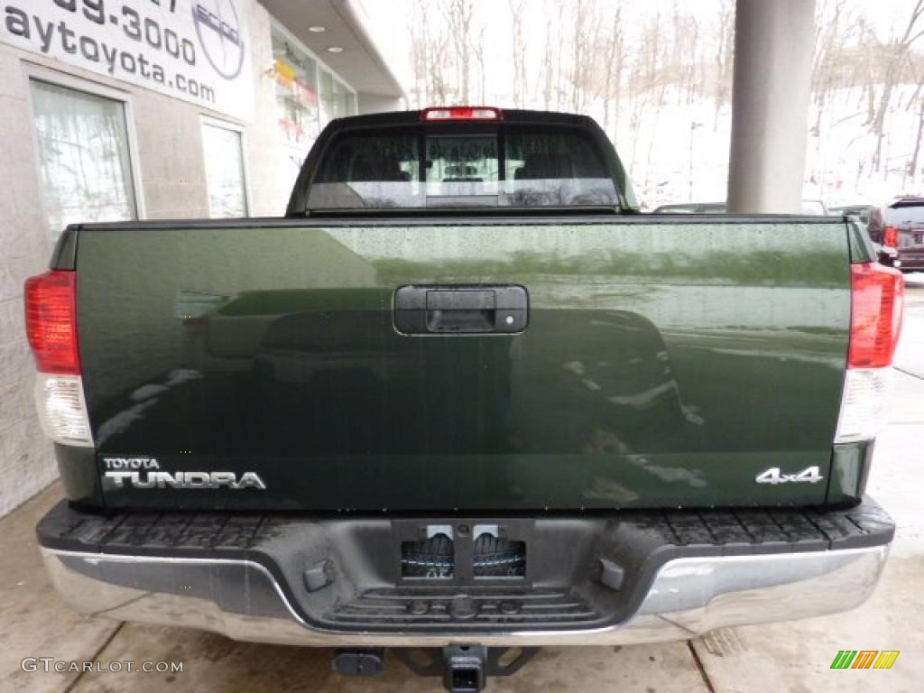 2011 Tundra Double Cab 4x4 - Spruce Green Mica / Graphite Gray photo #3