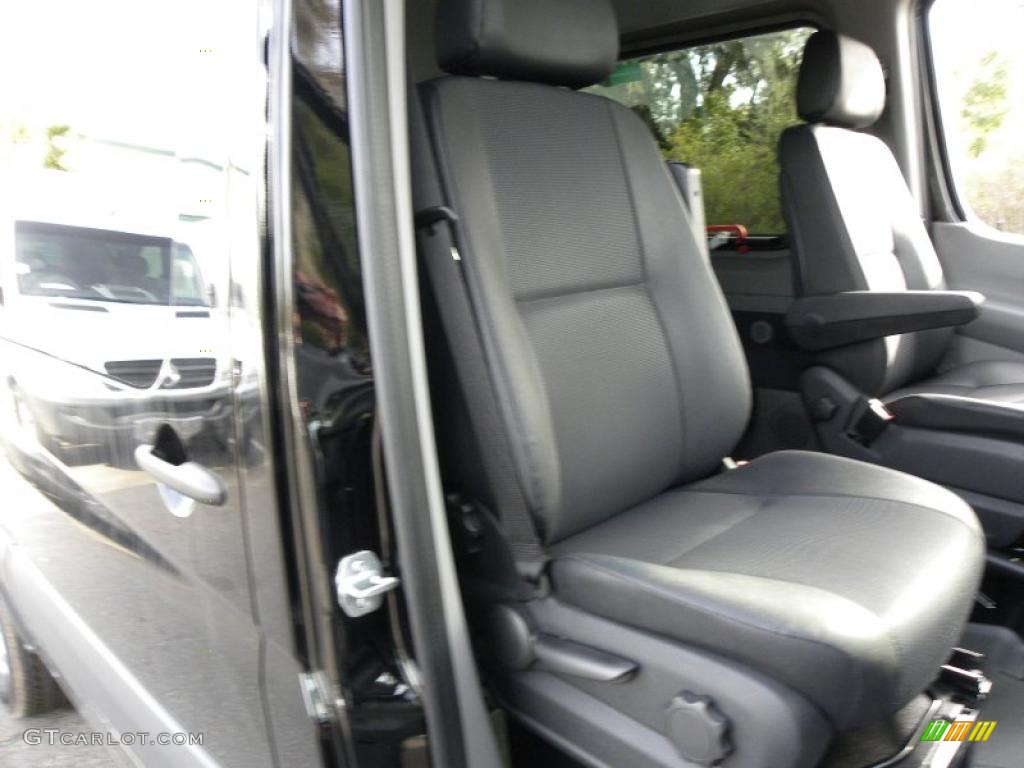 Black Interior 2011 Mercedes-Benz Sprinter 2500 High Roof Passenger Van Photo #44156105
