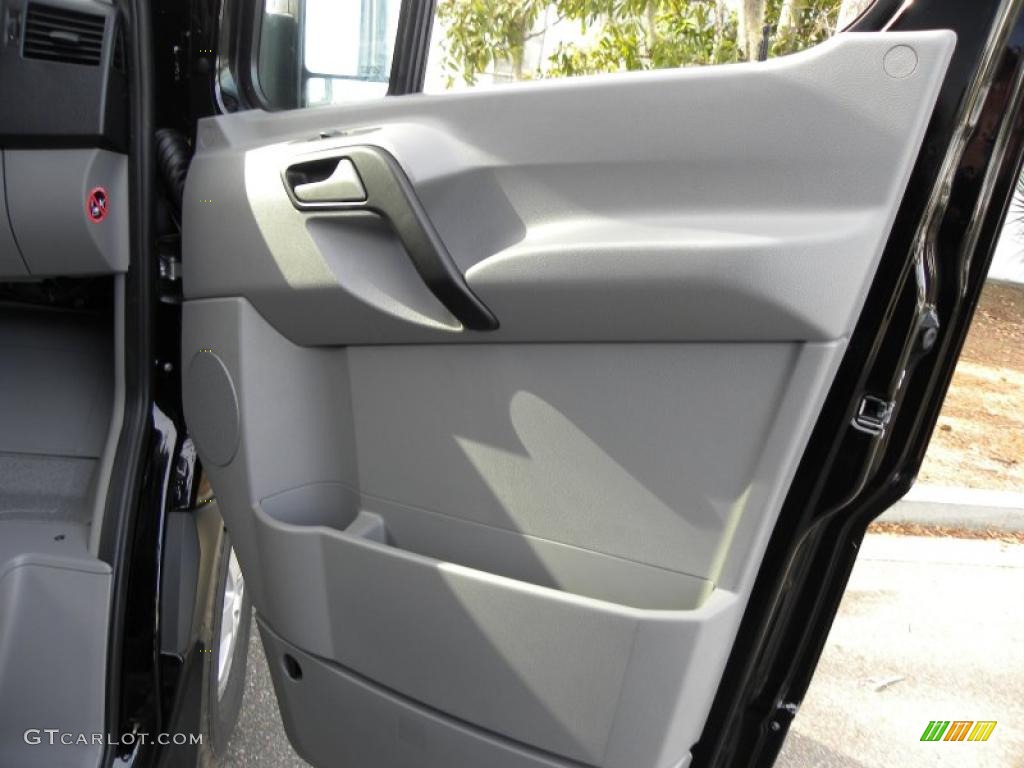 2011 Mercedes-Benz Sprinter 2500 High Roof Passenger Van Black Door Panel Photo #44156125