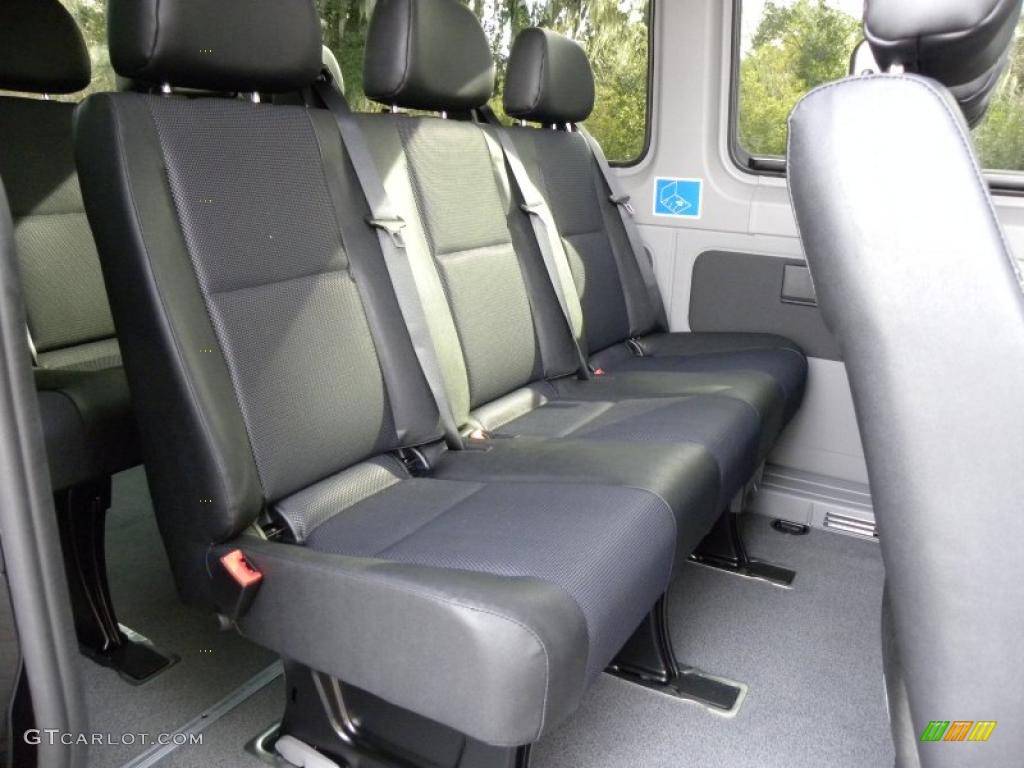 Black Interior 2011 Mercedes-Benz Sprinter 2500 High Roof Passenger Van Photo #44156153