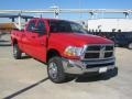 2011 Flame Red Dodge Ram 2500 HD Laramie Crew Cab 4x4  photo #7