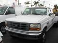 1997 Oxford White Ford F350 XLT Extended Cab Dually  photo #3