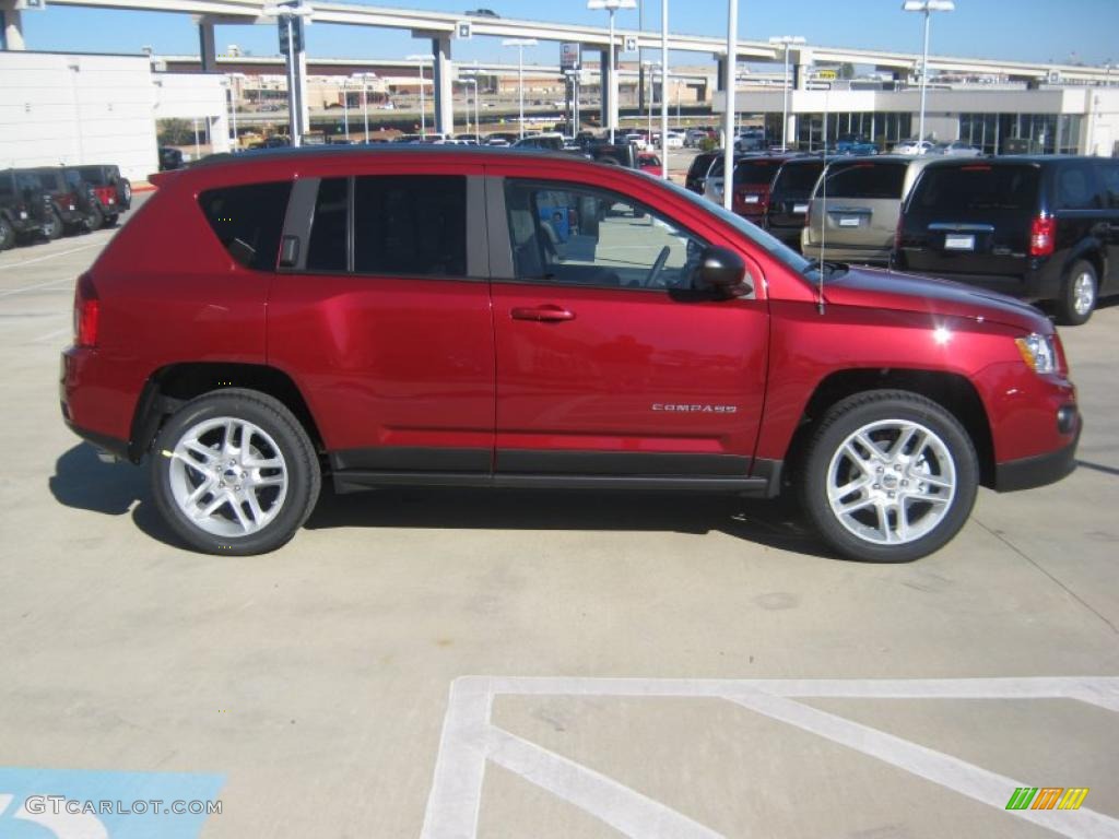 Deep Cherry Red Crystal Pearl 2011 Jeep Compass 2.4 Limited Exterior Photo #44160980
