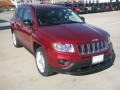2011 Deep Cherry Red Crystal Pearl Jeep Compass 2.4 Limited  photo #7