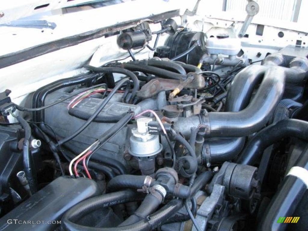1990 Ford F350 XL Regular Cab Chassis Dump Truck 7.3 Liter OHV 16-Valve Diesel V8 Engine Photo #44162196