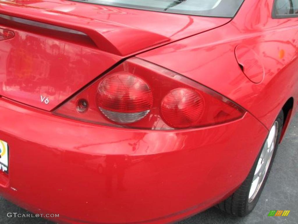1999 Cougar V6 - Rio Red Clearcoat / Medium Graphite photo #9