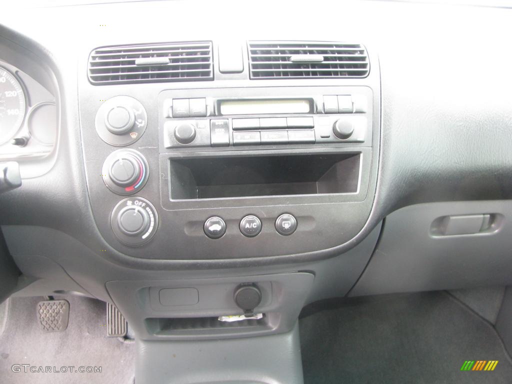 2002 Civic DX Sedan - Taffeta White / Gray photo #16