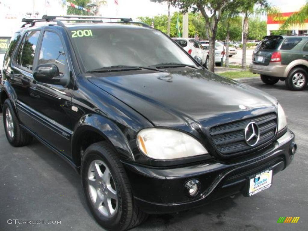 2001 ML 320 4Matic - Black / Charcoal photo #1