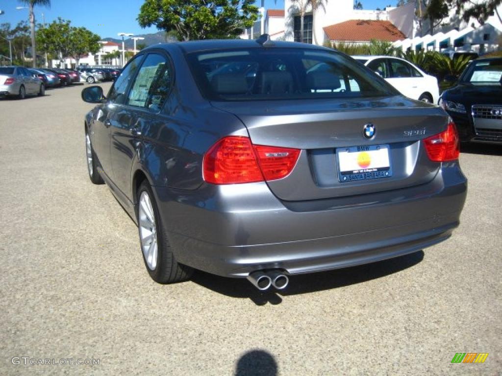 2011 3 Series 328i Sedan - Space Gray Metallic / Black photo #3