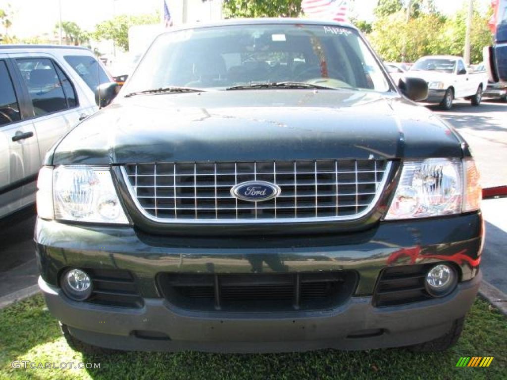 2003 Explorer XLT - Aspen Green Metallic / Medium Parchment Beige photo #3