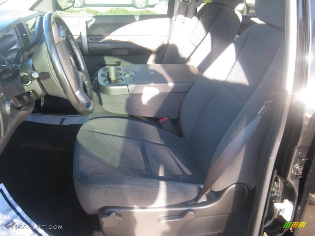 2007 Silverado 1500 Crew Cab - Black / Dark Titanium Gray photo #13