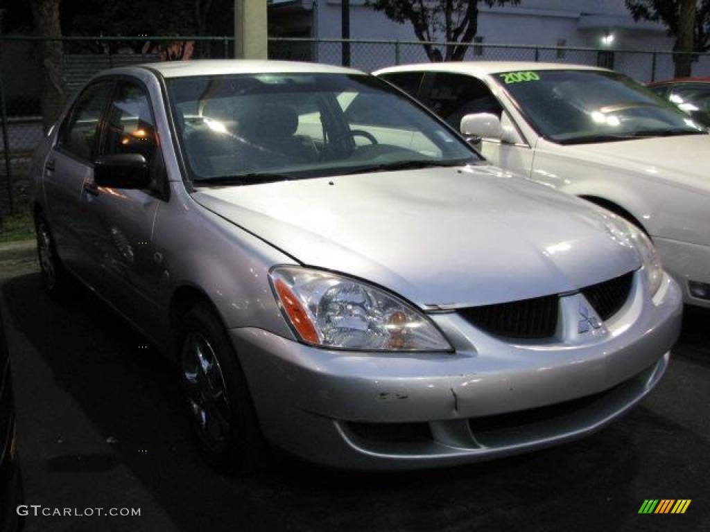 2005 Lancer ES - Cool Silver Metallic / Gray photo #1