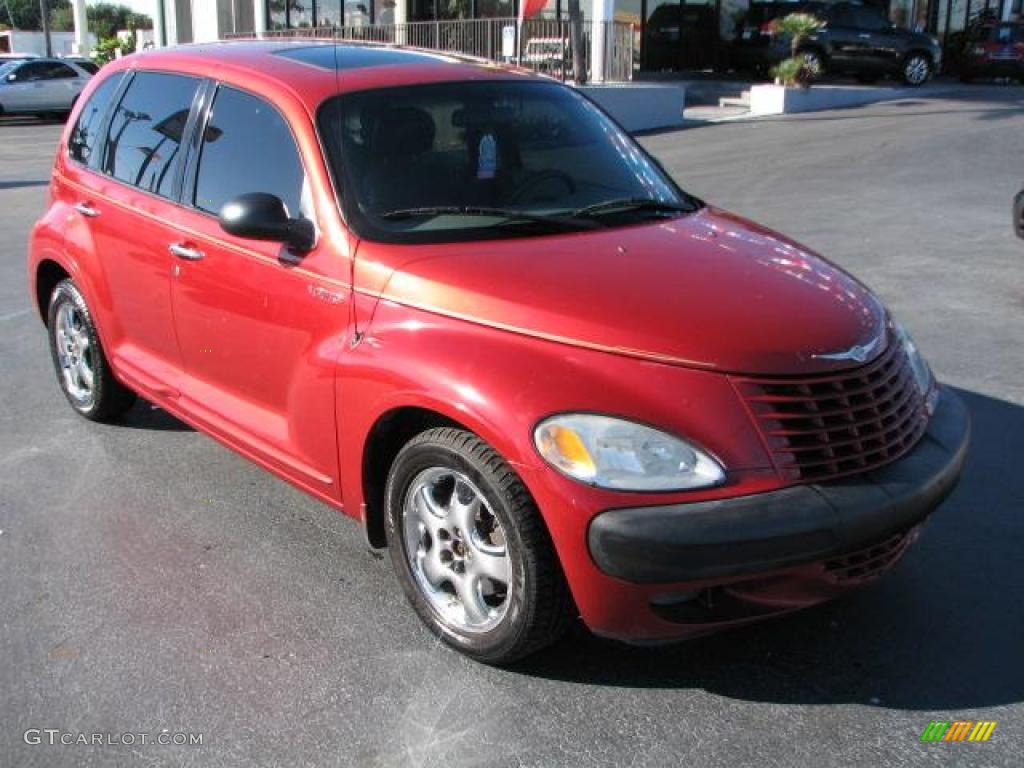 2002 PT Cruiser Limited - Inferno Red Pearlcoat / Gray photo #1