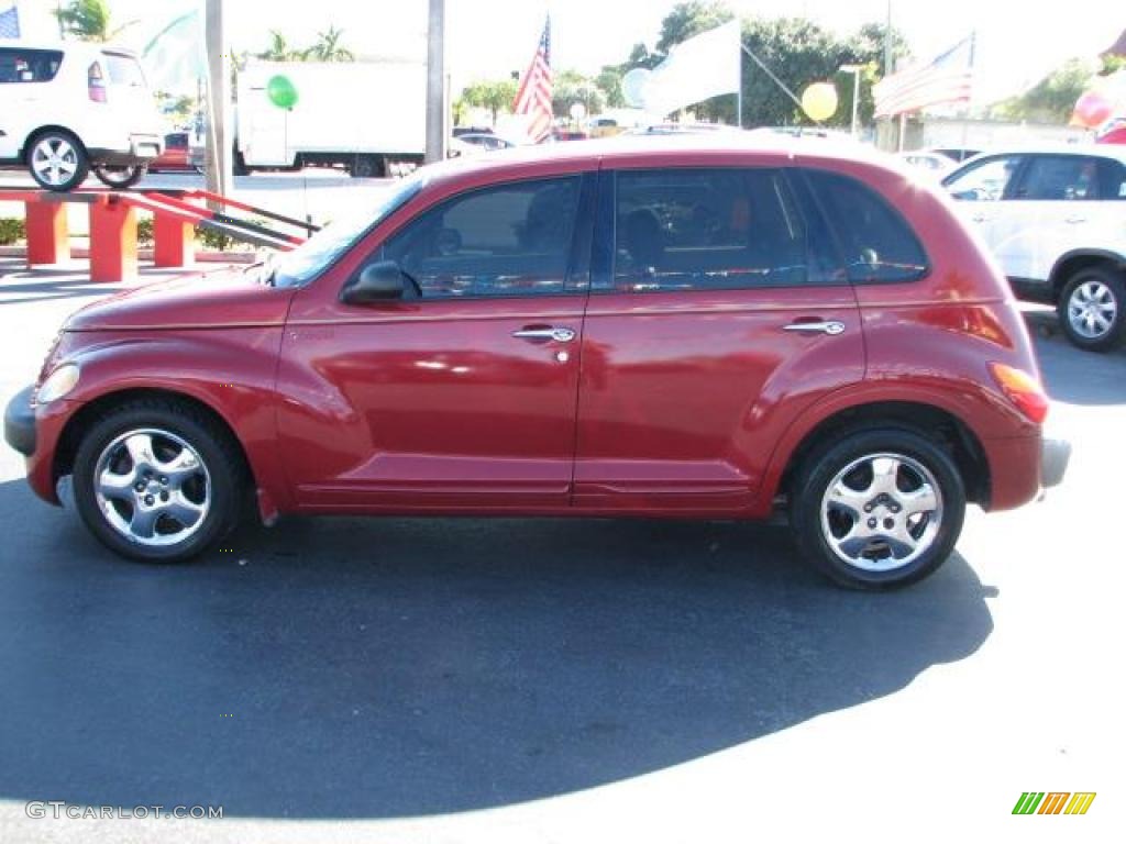 2002 PT Cruiser Limited - Inferno Red Pearlcoat / Gray photo #6