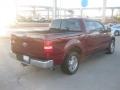 2005 Dark Toreador Red Metallic Ford F150 Lariat SuperCrew  photo #5