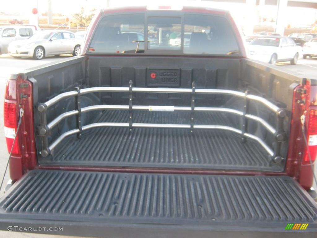 2005 F150 Lariat SuperCrew - Dark Toreador Red Metallic / Black photo #21