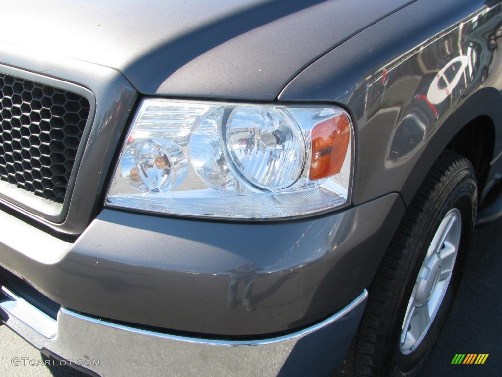 2004 F150 XLT SuperCab - Dark Shadow Grey Metallic / Dark Flint photo #4