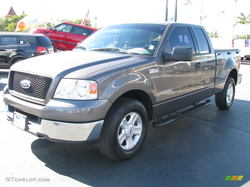 2004 F150 XLT SuperCab - Dark Shadow Grey Metallic / Dark Flint photo #5