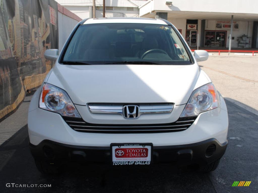 2007 CR-V EX-L - Taffeta White / Gray photo #4