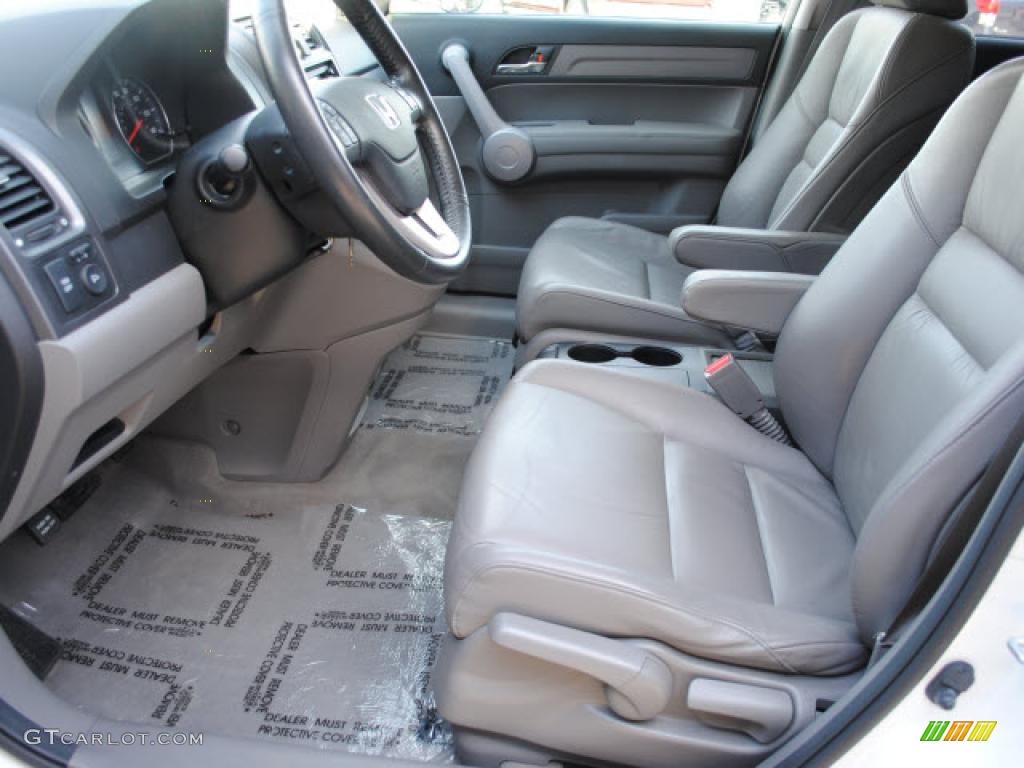 2007 CR-V EX-L - Taffeta White / Gray photo #10