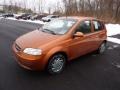 2004 Spicy Orange Chevrolet Aveo Hatchback  photo #3