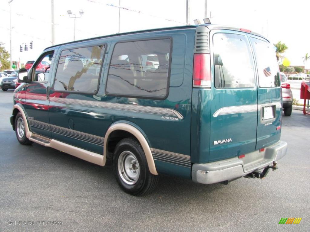 1999 Savana Van G1500 Passenger Conversion - Laguna Green Metallic / Neutral photo #12
