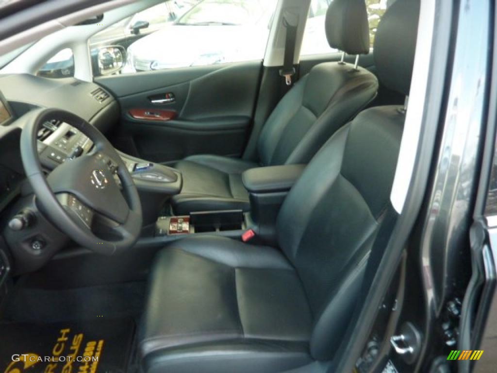 Black Interior 2010 Lexus HS 250h Hybrid Premium Photo #44176704