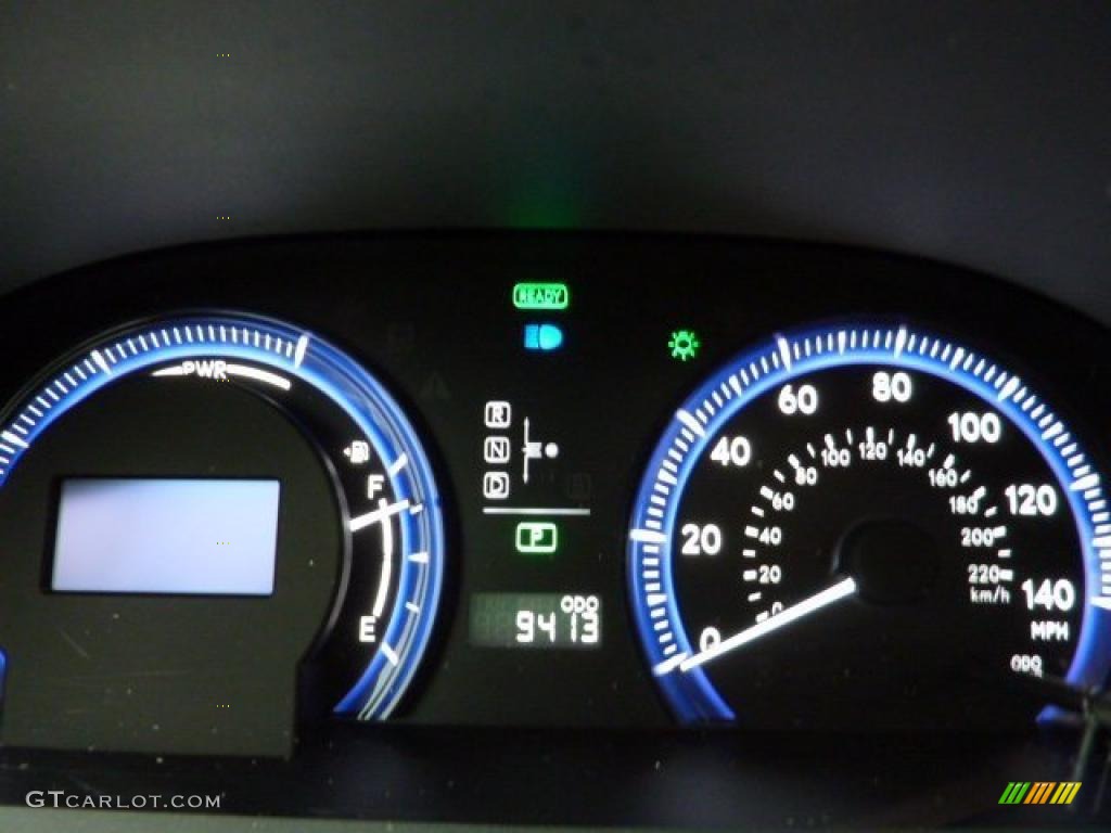 2010 Lexus HS 250h Hybrid Premium Gauges Photo #44176772